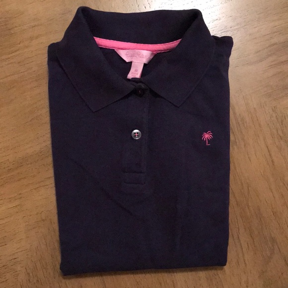 EUC~ Lilly Pulitzer “Shrunken Polo” - Picture 4 of 6